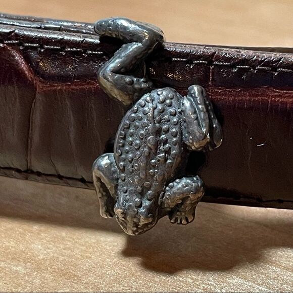 J. Deegan sterling silver frog belt - Picture 14 of 16